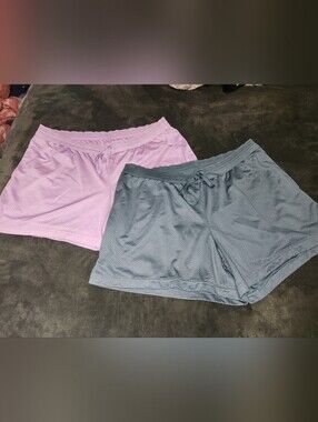 Set Of 2 Womens Athletic Shorts